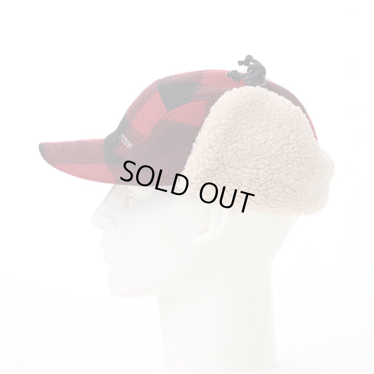 画像6: ROBROY TARTAN PILOT CAP（ロブロイ タータン パイロットキャップ） SE749 レッド (6)