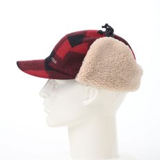 画像6: ROBROY TARTAN PILOT CAP（ロブロイ タータン パイロットキャップ） SE749 レッド (6)