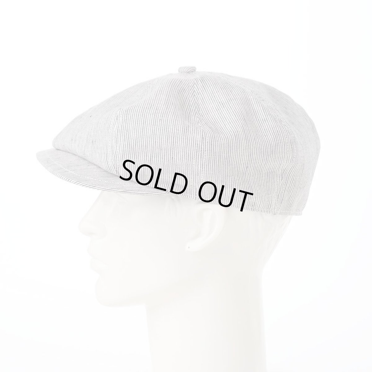 画像6: LINEN CASQUETTE(リネン キャスケット) SE762 グレー (6)