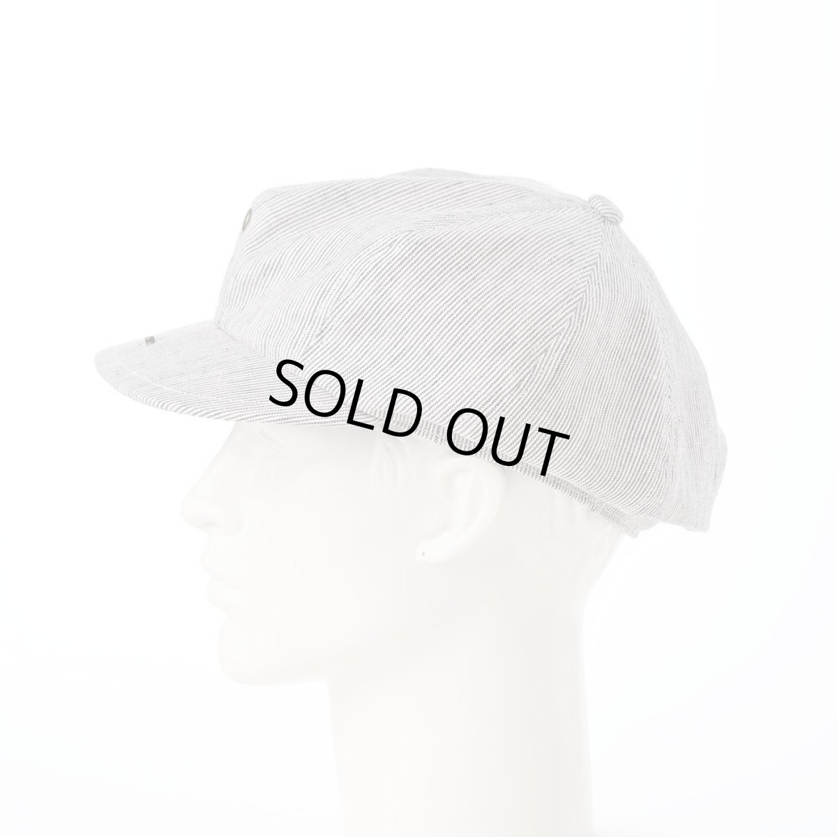 画像7: LINEN CASQUETTE(リネン キャスケット) SE762 グレー (7)