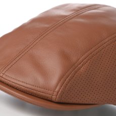 画像3: WASHABLE LEATHER HUNTING（ウォッシャブルレザー ハンチング） SE764 ブラウン (3)