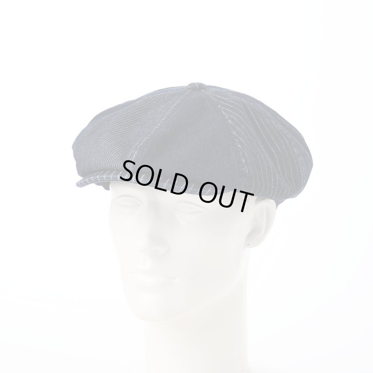 画像5: PATCHWORK DENIM CASQUETTE（パッチワークデニム キャスケット） SE767 ネイビー (5)