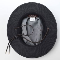 画像5: COOL MAX DENIM HAT（クールマックス デニムハット） SE768 ブラック (5)