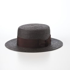 画像1: JUTE BRAID KANKAN HAT（ジュートブレード カンカンハット） SE771 ブラウン (1)