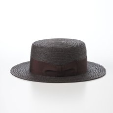 画像2: JUTE BRAID KANKAN HAT（ジュートブレード カンカンハット） SE771 ブラウン (2)