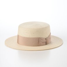 画像1: JUTE BRAID KANKAN HAT（ジュートブレード カンカンハット） SE771 オフホワイト (1)