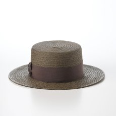 画像3: JUTE BRAID KANKAN HAT（ジュートブレード カンカンハット） SE771 オリーブ (3)