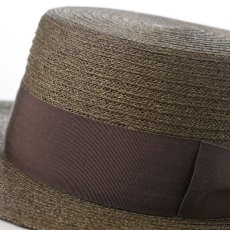 画像4: JUTE BRAID KANKAN HAT（ジュートブレード カンカンハット） SE771 オリーブ (4)