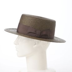 画像7: JUTE BRAID KANKAN HAT（ジュートブレード カンカンハット） SE771 オリーブ (7)