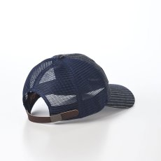 画像2: WASHER DENIM MESH CAP（ワッシャーデニム メッシュキャップ） SE774 ダークネイビー (2)