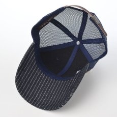 画像4: WASHER DENIM MESH CAP（ワッシャーデニム メッシュキャップ） SE774 ダークネイビー (4)