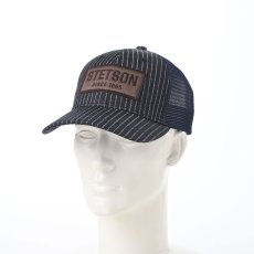 画像5: WASHER DENIM MESH CAP（ワッシャーデニム メッシュキャップ） SE774 ダークネイビー (5)