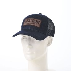 画像5: WASHER DENIM MESH CAP（ワッシャーデニム メッシュキャップ） SE774 ネイビー (5)