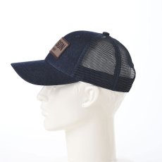 画像6: WASHER DENIM MESH CAP（ワッシャーデニム メッシュキャップ） SE774 ネイビー (6)