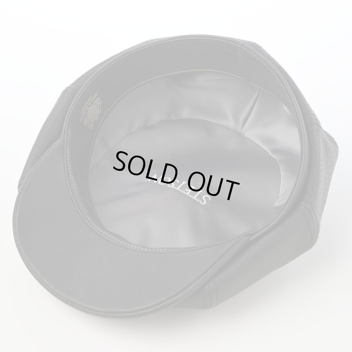 画像4: SHRINK LEATHER CASQUETTE（シュリンクレザー キャスケット） SE788 ブラック (4)