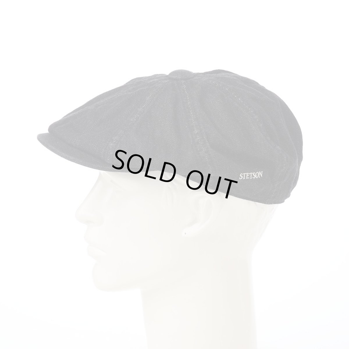 画像6: ONEWASH DENIM CASQUETTE（ワンウォッシュデニム キャスケット） SE789 ブラック (6)