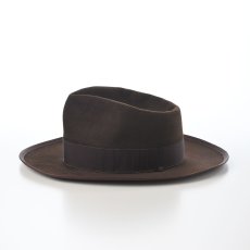 画像2: VELOR FELT OPENCROWN（ベロアフェルト オープンクラウン） SE797 ブラウン (2)