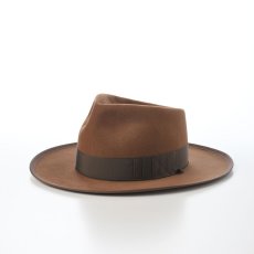 画像1: VELOR FELT OPENCROWN（ベロアフェルト オープンクラウン） SE797 キャメル (1)