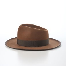 画像2: VELOR FELT OPENCROWN（ベロアフェルト オープンクラウン） SE797 キャメル (2)