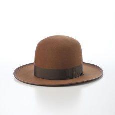 画像4: VELOR FELT OPENCROWN（ベロアフェルト オープンクラウン） SE797 キャメル (4)
