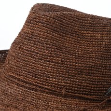 画像4: SINGLE CROCHET RAFFIA（シングルクロシェ ラフィア） SE804 ブラウン (4)