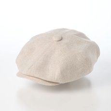画像1: LINEN CHAMBRAY CASKET（リネンシャンブレー キャスケット） SE808 ベージュ (1)