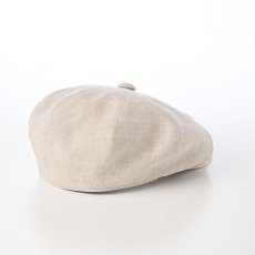 画像2: LINEN CHAMBRAY CASKET（リネンシャンブレー キャスケット） SE808 ベージュ (2)
