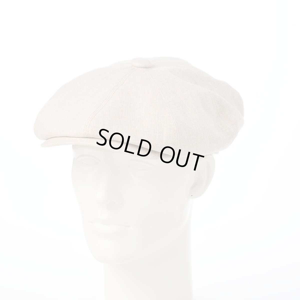 画像5: LINEN CHAMBRAY CASKET（リネンシャンブレー キャスケット） SE808 ベージュ (5)