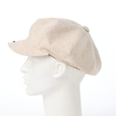 画像7: LINEN CHAMBRAY CASKET（リネンシャンブレー キャスケット） SE808 ベージュ (7)