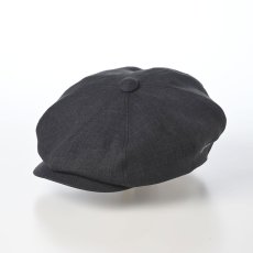 画像1: LINEN CHAMBRAY CASKET（リネンシャンブレー キャスケット） SE808 ブラック (1)