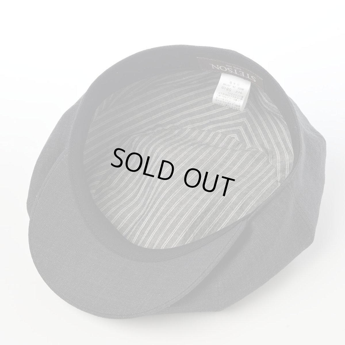 画像4: LINEN CHAMBRAY CASKET（リネンシャンブレー キャスケット） SE808 ブラック (4)