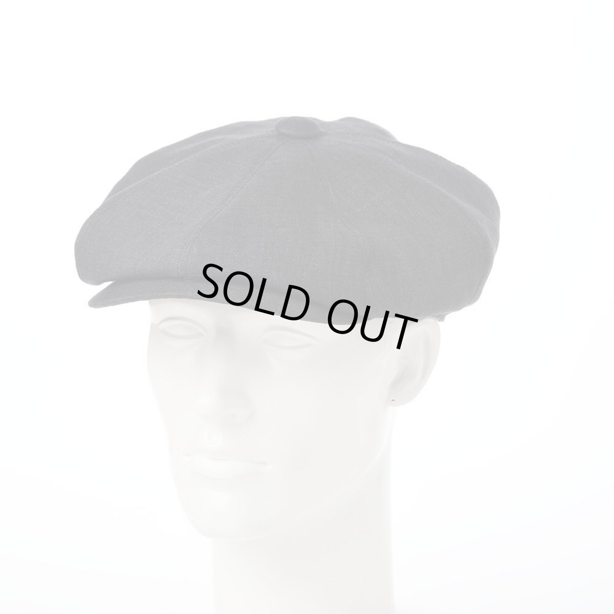 画像5: LINEN CHAMBRAY CASKET（リネンシャンブレー キャスケット） SE808 ブラック (5)