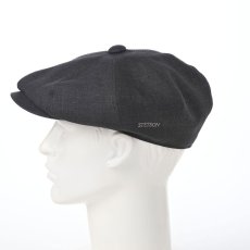 画像6: LINEN CHAMBRAY CASKET（リネンシャンブレー キャスケット） SE808 ブラック (6)
