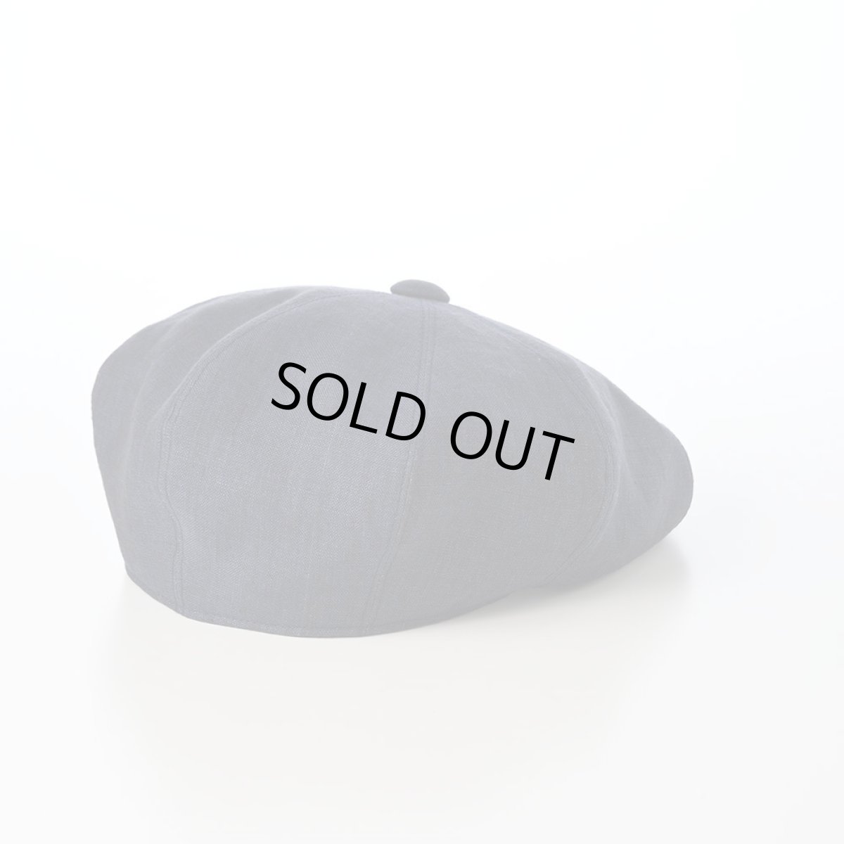 画像2: LINEN CHAMBRAY CASKET（リネンシャンブレー キャスケット） SE808 ネイビー (2)