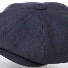 画像3: LINEN CHAMBRAY CASKET（リネンシャンブレー キャスケット） SE808 ネイビー (3)