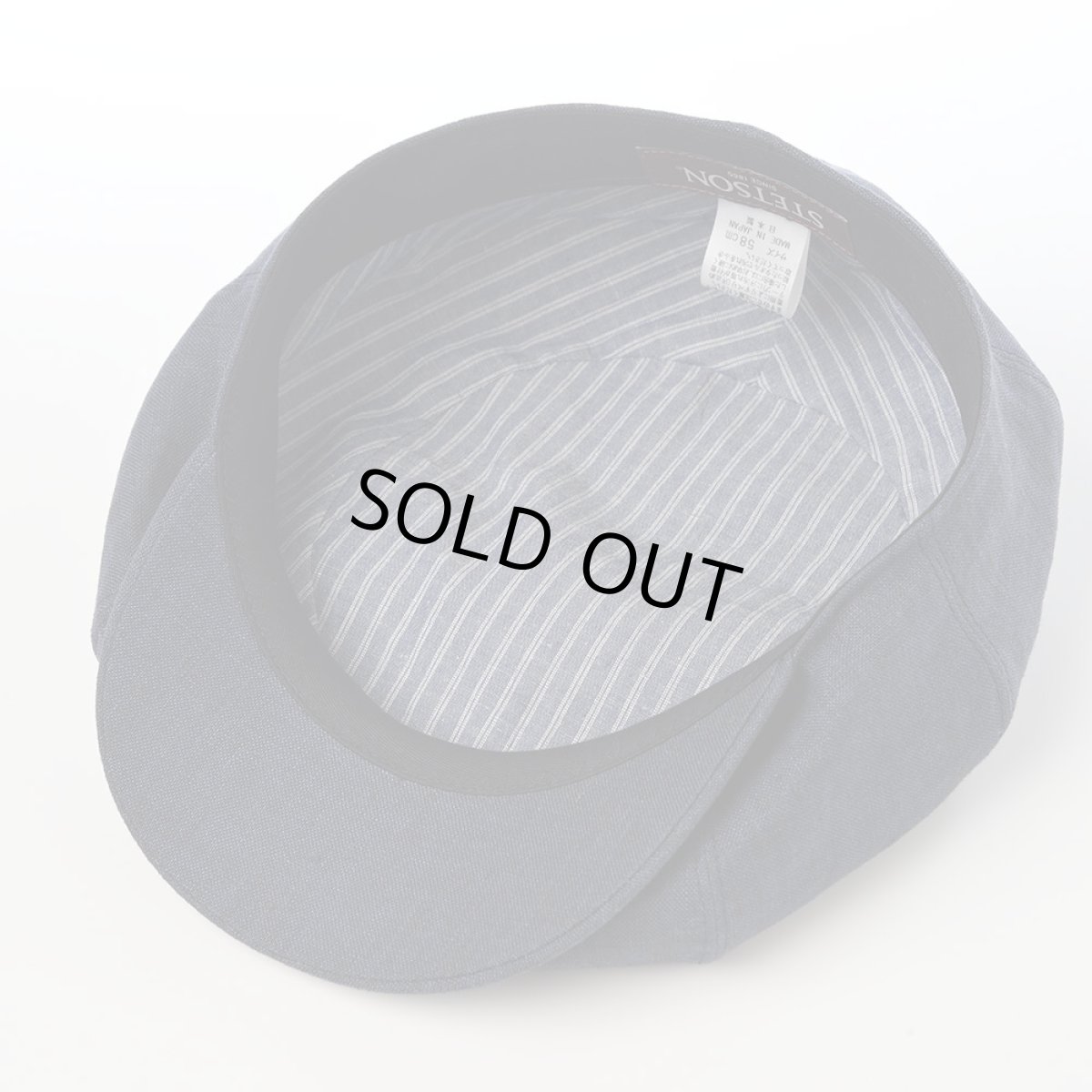 画像4: LINEN CHAMBRAY CASKET（リネンシャンブレー キャスケット） SE808 ネイビー (4)