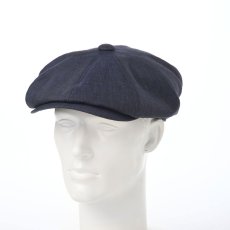 画像5: LINEN CHAMBRAY CASKET（リネンシャンブレー キャスケット） SE808 ネイビー (5)