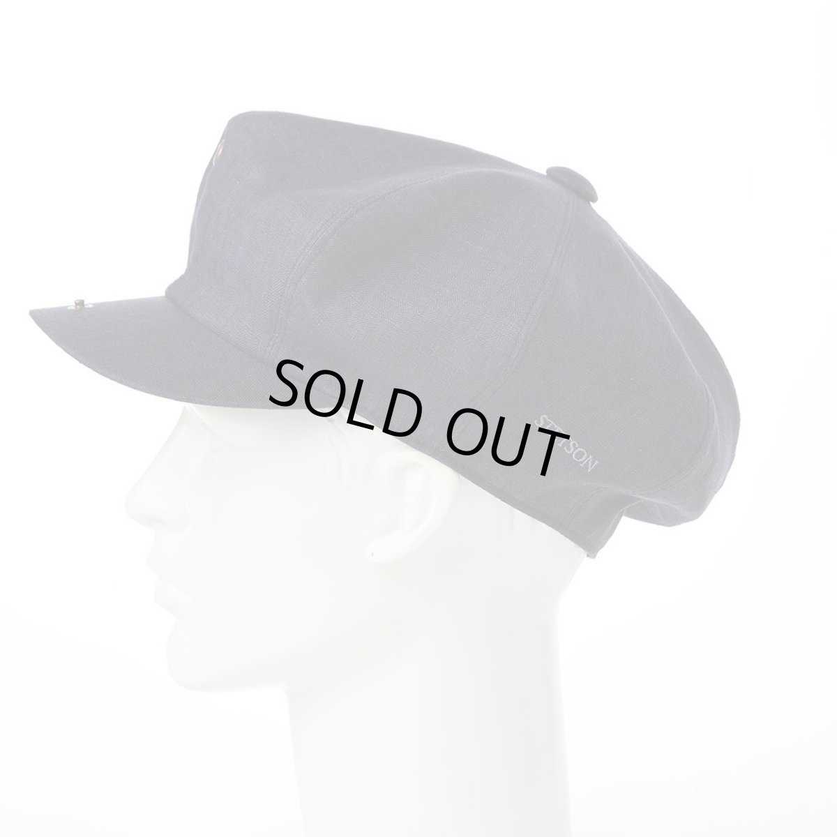 画像7: LINEN CHAMBRAY CASKET（リネンシャンブレー キャスケット） SE808 ネイビー (7)