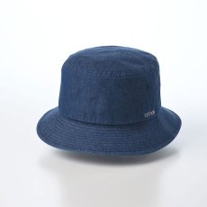 画像1: COTTON LIGHT DENIM HAT（コットン ライトデニム ハット） SE811 ブルー (1)