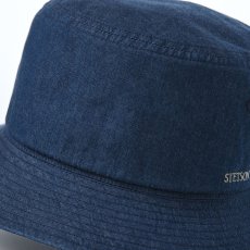 画像4: COTTON LIGHT DENIM HAT（コットン ライトデニム ハット） SE811 ブルー (4)