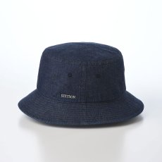 画像2: COTTON LIGHT DENIM HAT（コットン ライトデニム ハット） SE811 ダークネイビー (2)