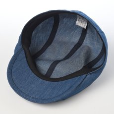 画像4: COTTON LINEN LIGHT DENIM HUNTING（コットン リネン ライトデニム ハンチング） SE812 ブルー (4)