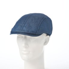 画像5: COTTON LINEN LIGHT DENIM HUNTING（コットン リネン ライトデニム ハンチング） SE812 ブルー (5)