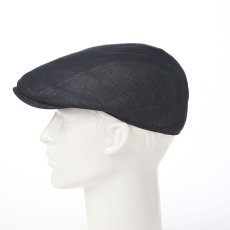 画像6: COTTON LINEN LIGHT DENIM HUNTING（コットン リネン ライトデニム ハンチング） SE812 ダークネイビー (6)