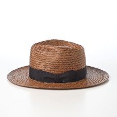 画像2: 50's VINTAGE PAPER BRAID HAT（50'sヴィンテージ ペーパーブレード ハット） SE813 ブラウン (2)