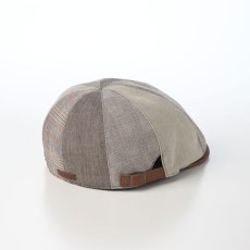画像2: LINEN PATCHWORK HUNTING（リネンパッチワーク ハンチング） SE815 ブラウン (2)