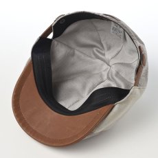 画像4: LINEN PATCHWORK HUNTING（リネンパッチワーク ハンチング） SE815 ブラウン (4)