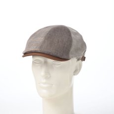 画像5: LINEN PATCHWORK HUNTING（リネンパッチワーク ハンチング） SE815 ブラウン (5)