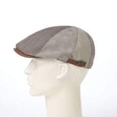 画像6: LINEN PATCHWORK HUNTING（リネンパッチワーク ハンチング） SE815 ブラウン (6)