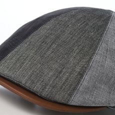画像3: LINEN PATCHWORK HUNTING（リネンパッチワーク ハンチング） SE815 ネイビー (3)